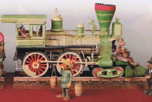 Carving an 1880s Western Train